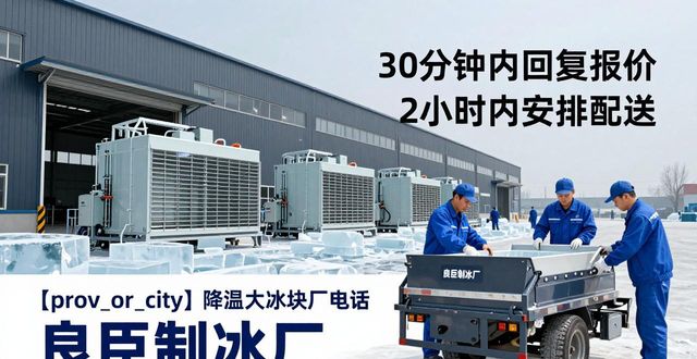 番禺降温大冰块厂电话 良臣制冰厂